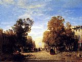 Felix Ziem Arc De Triomphe, Paris painting